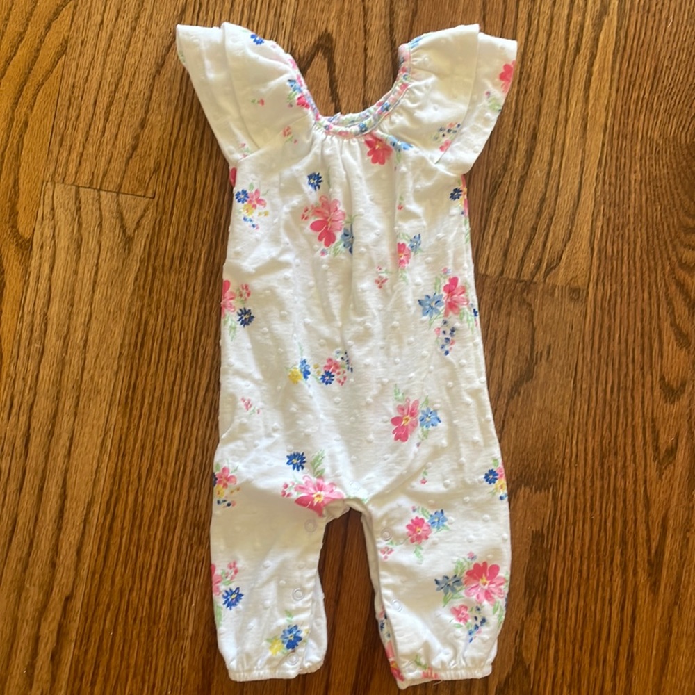 Floral baby girl jumper